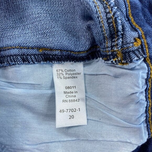 Ellos Jeans Womens Plus Size 20 Blue Denim Stretch Pockets - Picture 4 of 8